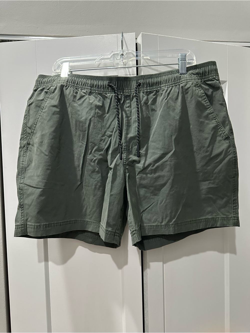 Men's BearBottom Olive Green Drawstring Shorts